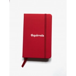 Squirrels A6 Notebook - Red