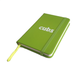 Cubs A6 Notebook - Lime Green
